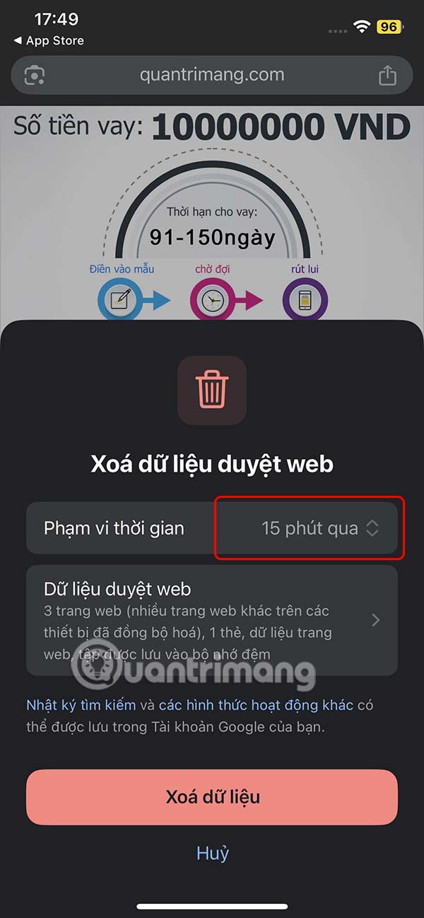 How to delete Chrome browsing history on iPhone and iPad Picture 3