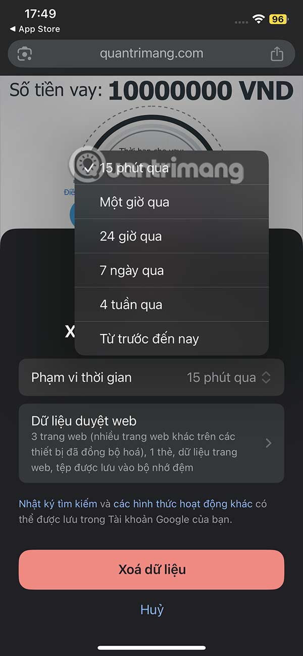 How to delete Chrome browsing history on iPhone and iPad Picture 4