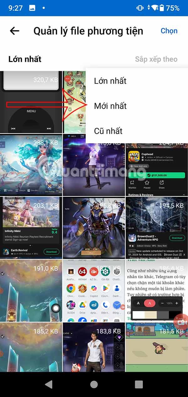Instructions for deleting chat data on Messenger Picture 6