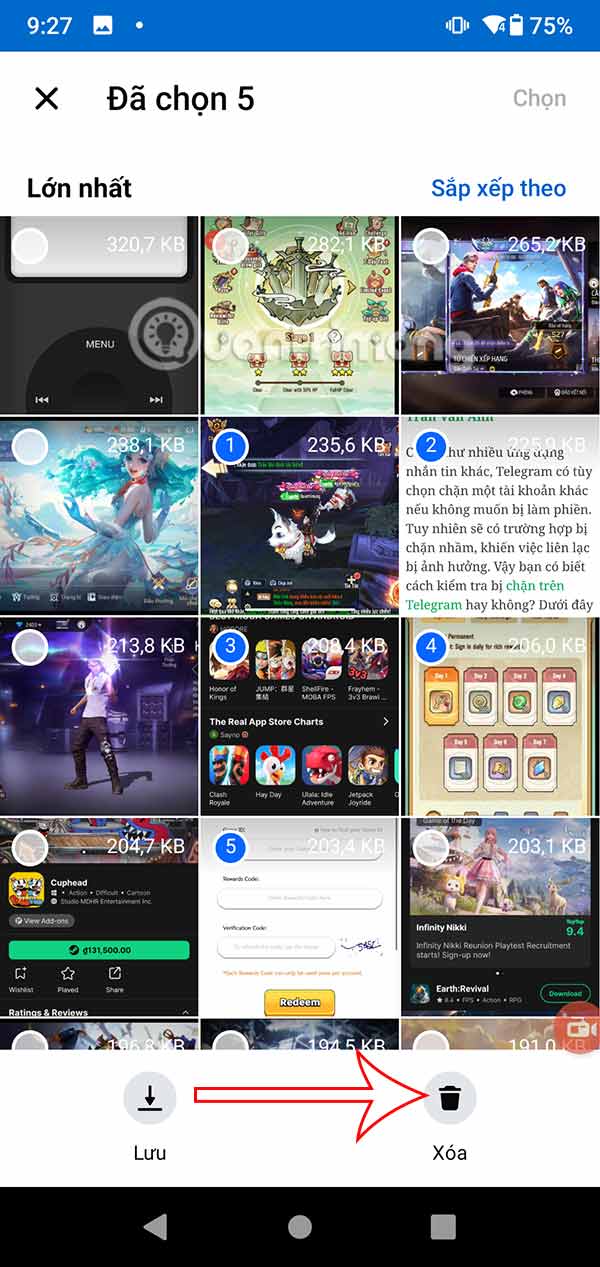 Instructions for deleting chat data on Messenger Picture 7