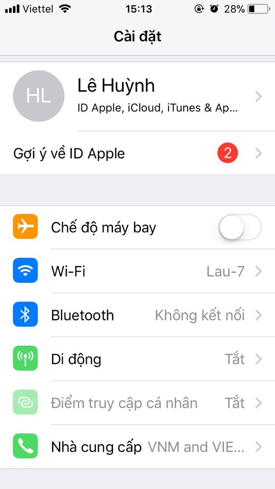 Instructions to delete (forget) connected WiFi address on iPhone Picture 2