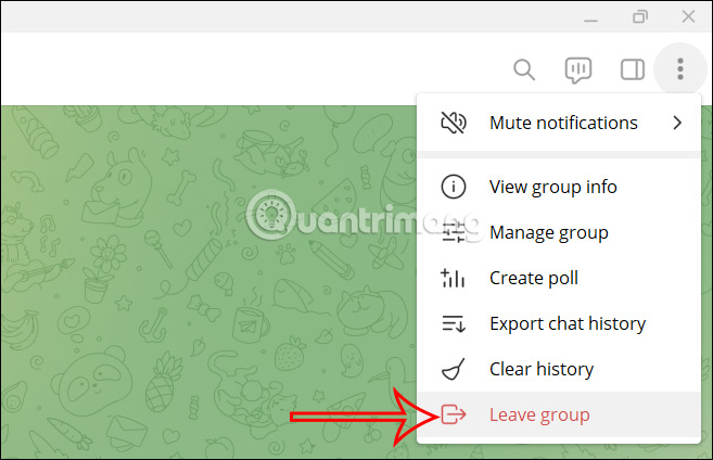 Instructions for deleting groups on Telegram Picture 6