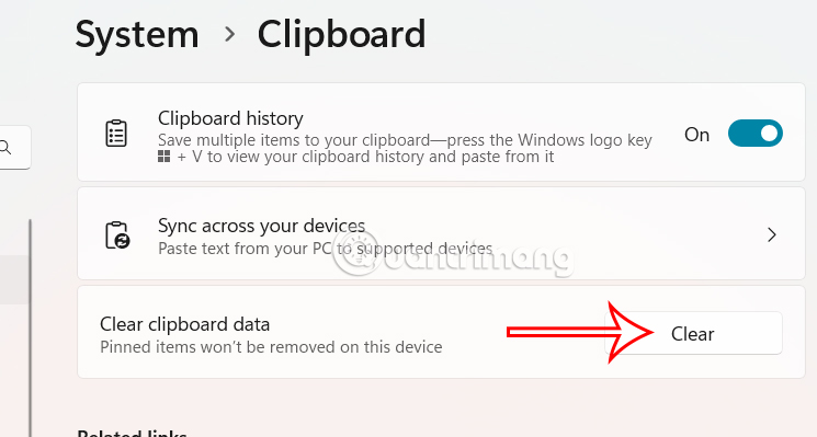 How to clear clipboard history on Windows 11 Picture 5