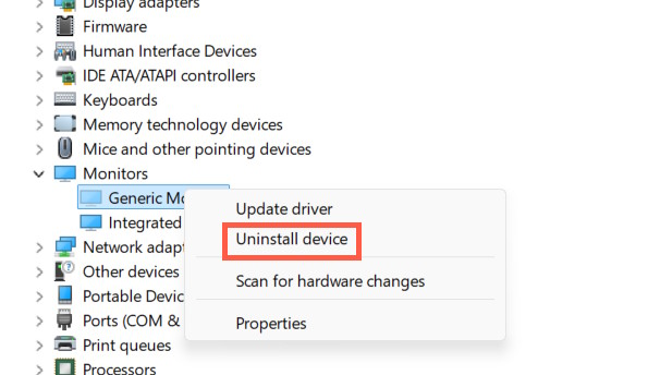 Instructions for deleting old drivers and hidden files on Windows Picture 3