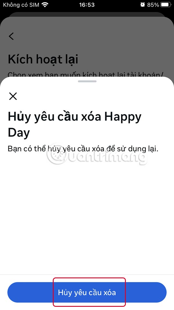 Instructions to delete Facebook personal page permanently Picture 16