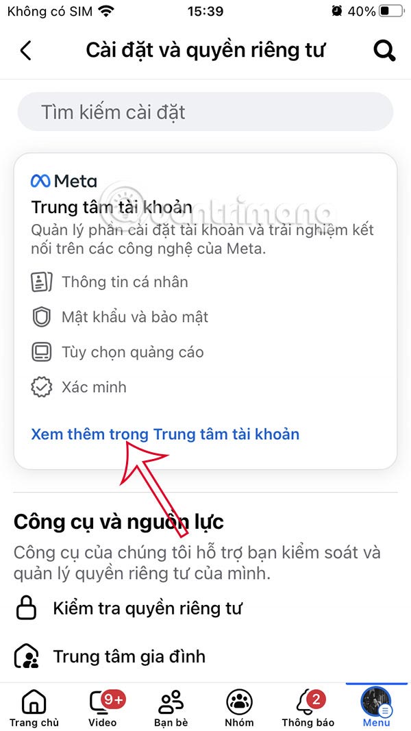 Instructions to delete Facebook personal page permanently Picture 3