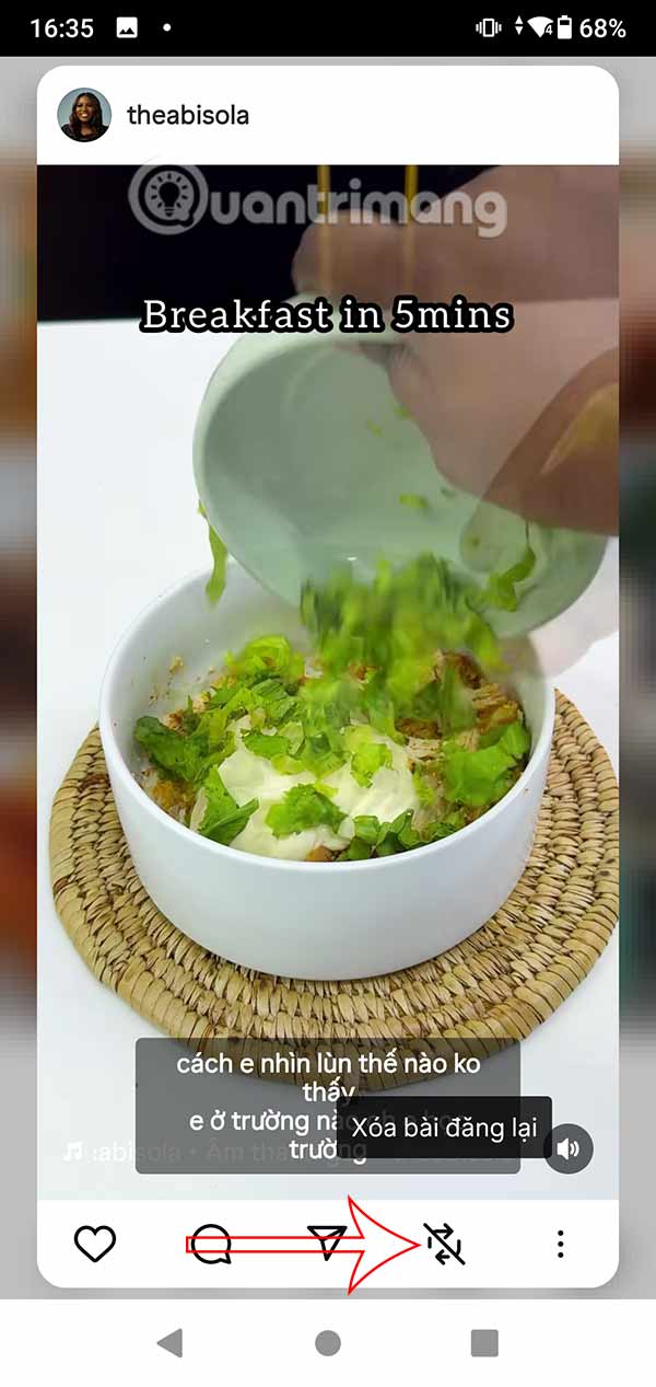 How to delete repost on Instagram Picture 7