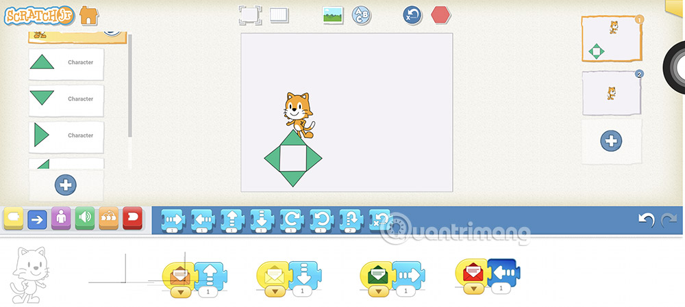 Instructions for designing a maze game in ScratchJR Picture 12