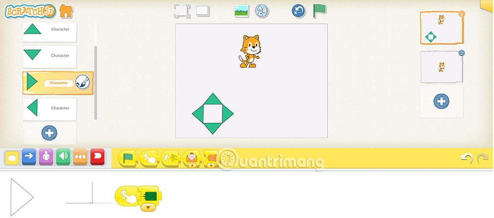 Instructions for designing a maze game in ScratchJR Picture 9