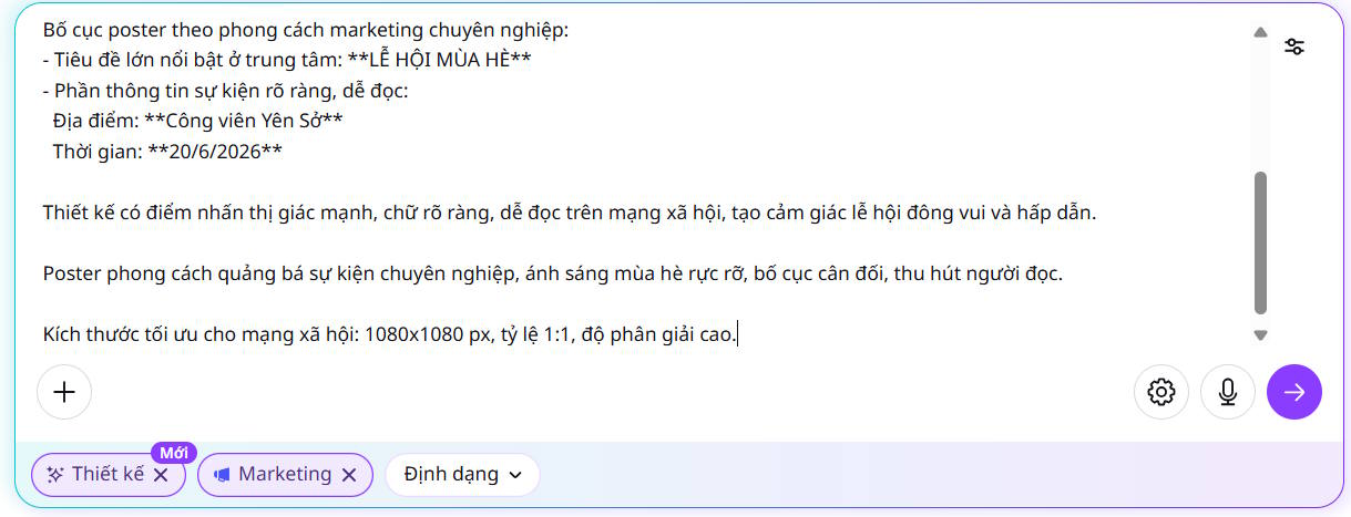Guide to designing posters in Canva AI Picture 3