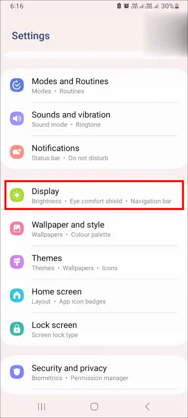 How to disable accidental touch protection on Samsung Picture 1