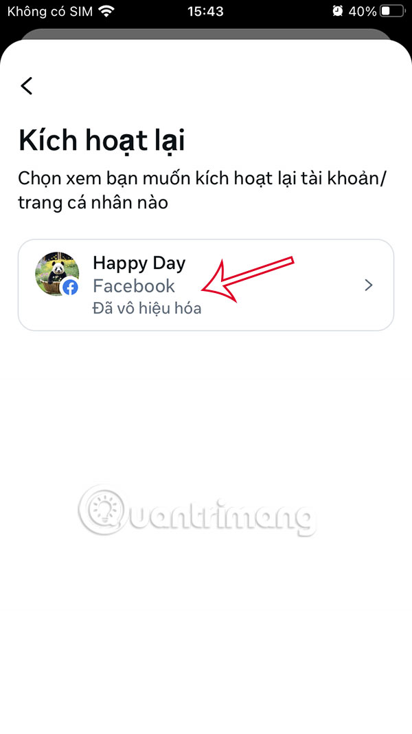 Instructions for disabling Facebook personal page Picture 13