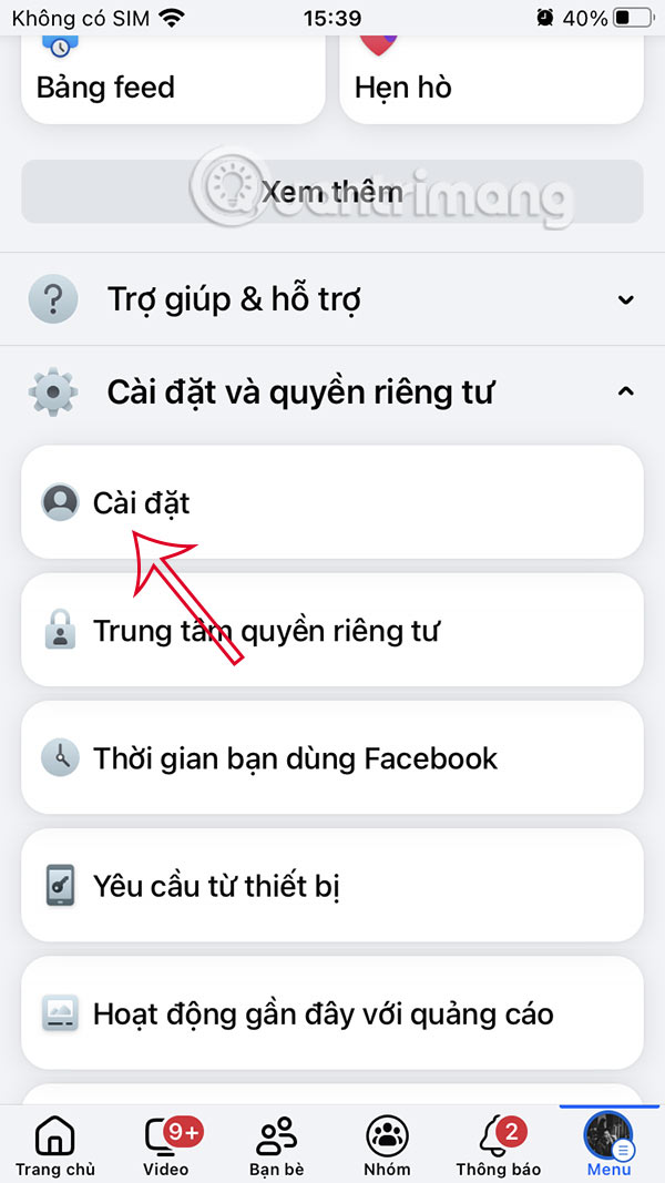 Instructions for disabling Facebook personal page Picture 2