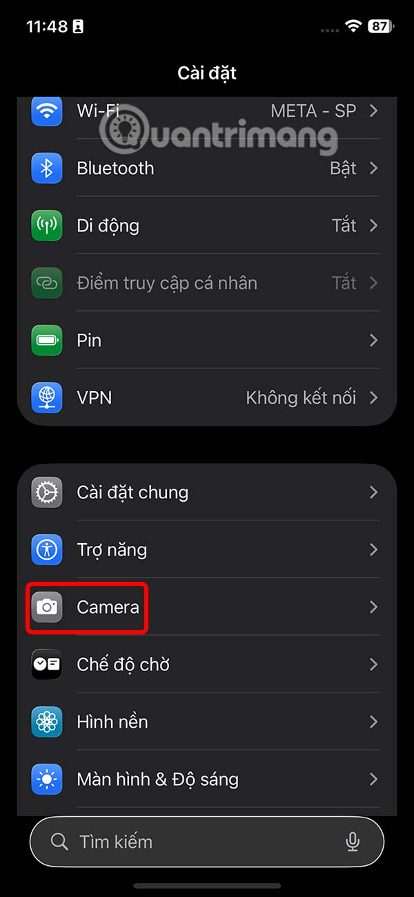 Instructions for displaying control icons in iPhone Camera Picture 3