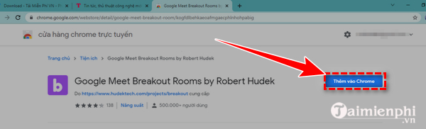 Instructions for dividing groups in Google Meet Picture 1
