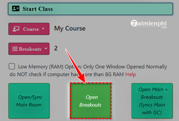 Instructions for dividing groups in Google Meet Picture 18
