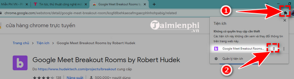 Instructions for dividing groups in Google Meet Picture 4
