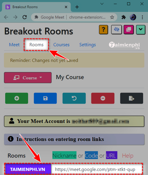 Instructions for dividing groups in Google Meet Picture 5
