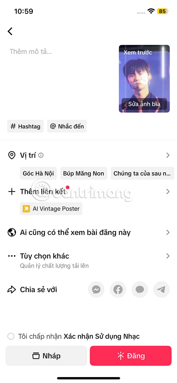 Instructions for downloading AI Vintage filter on TikTok Picture 10