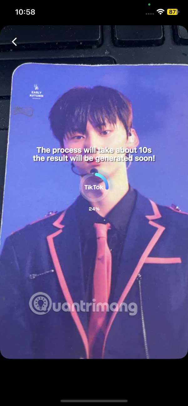 Instructions for downloading AI Vintage filter on TikTok Picture 6