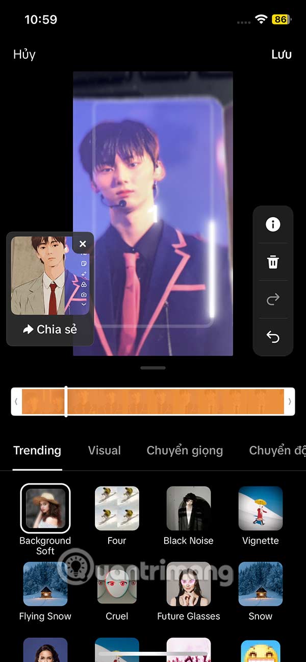 Instructions for downloading AI Vintage filter on TikTok Picture 9