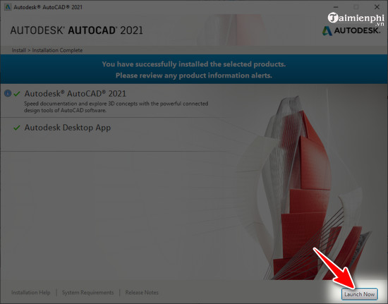 Instructions for downloading and installing AutoCAD 2021 on PC and Laptop computers Picture 10