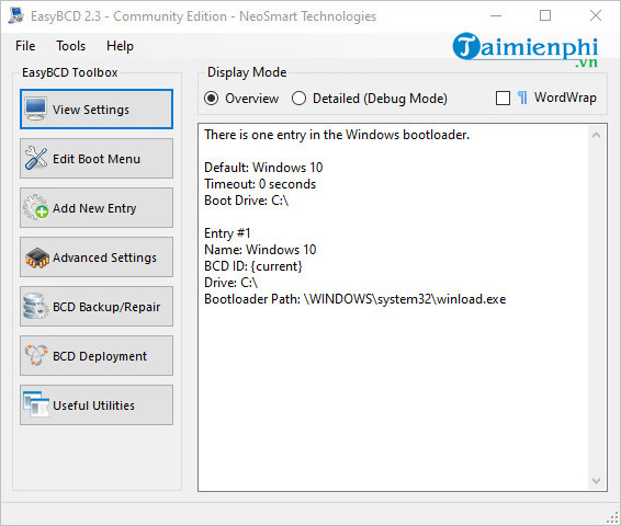 Instructions for downloading and installing EasyBCD on your computer Picture 12