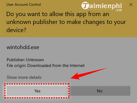 Instructions for downloading and installing WinToHDD, installing Win without USB Picture 2