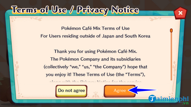 Instructions for downloading and playing Pokemon Cafe Mix game Picture 6