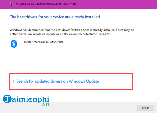 Instructions for downloading and updating Bluetooth drivers for Windows 10, fixing connection errors Picture 6