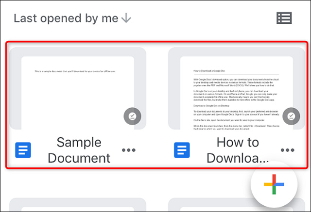 Instructions for downloading documents from Google Docs Picture 10