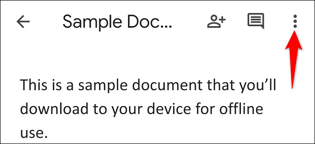 Instructions for downloading documents from Google Docs Picture 4