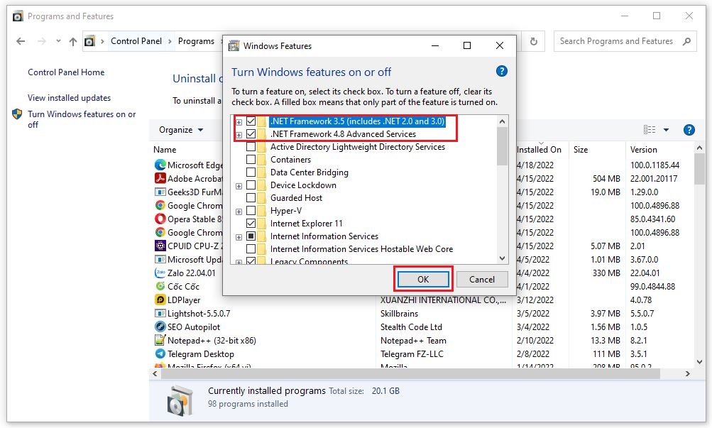 Instructions for Downloading .Net Framework and Installing it on Your Computer Picture 7
