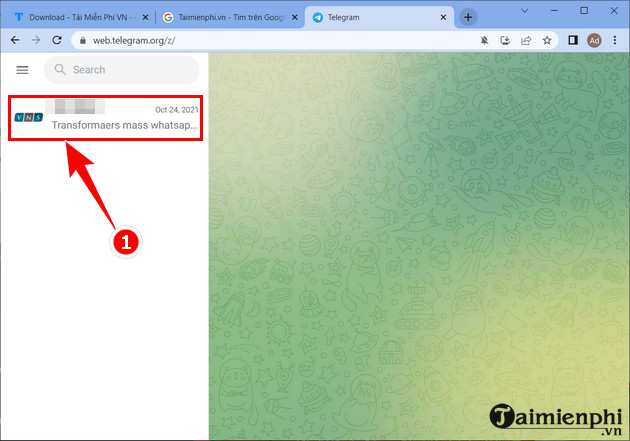 Instructions for downloading Telegram videos, saving videos to your phone or computer Picture 1