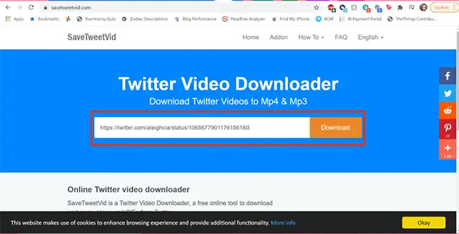 Instructions for downloading Twitter videos on your computer quickly and in high quality Picture 13