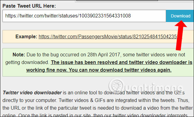 Instructions for downloading Twitter videos on your computer quickly and in high quality Picture 5