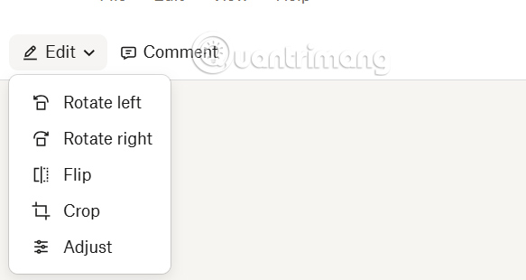 Instructions for editing photos on Dropbox Picture 2