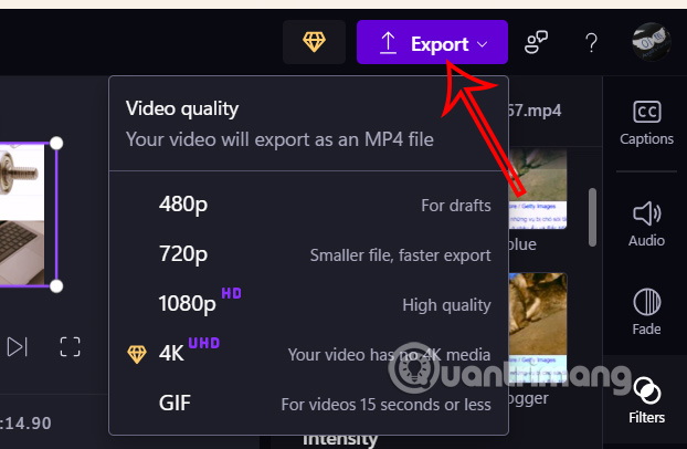 Instructions for editing screen recording videos on Snipping Tool Picture 5