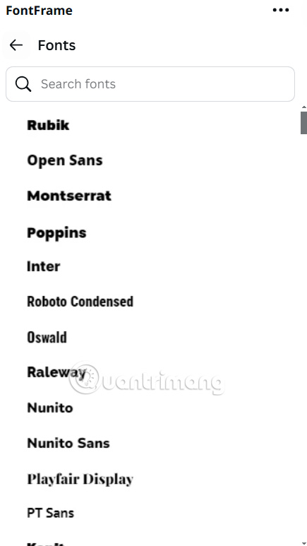 Instructions for embedding images into text on Canva Picture 5