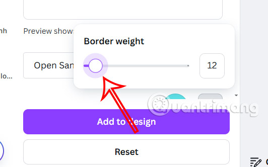 Instructions for embedding images into text on Canva Picture 7
