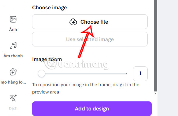 Instructions for embedding images into text on Canva Picture 8
