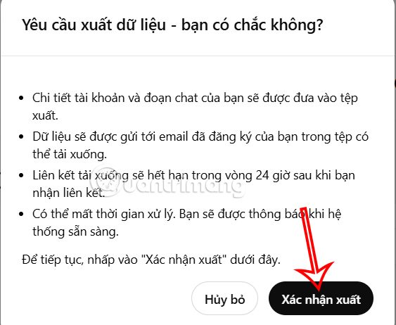 Instructions for exporting chats on ChatGPT Picture 4