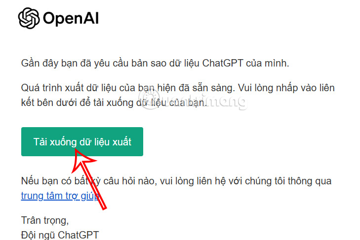 Instructions for exporting chats on ChatGPT Picture 5