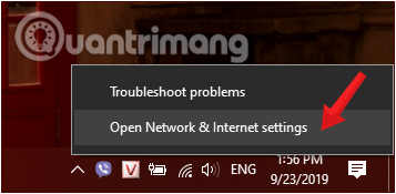 Instructions for fixing WiFi error with yellow exclamation mark - Common error when using Wifi network Picture 2