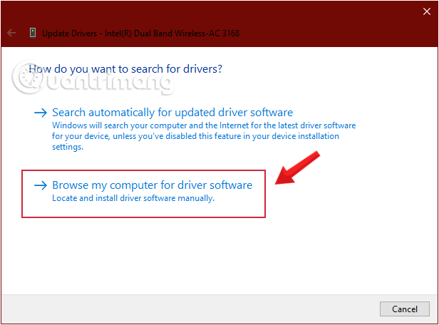 Instructions for fixing WiFi error with yellow exclamation mark - Common error when using Wifi network Picture 9