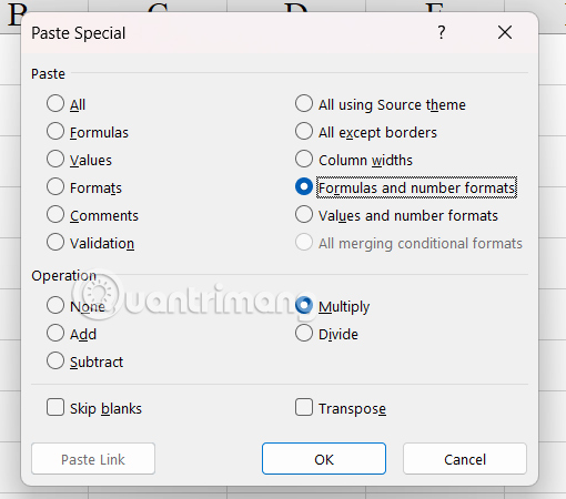 Instructions for formatting % in Excel Picture 3
