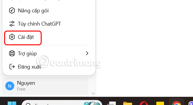 Instructions for freeing up ChatGPT storage Picture 1