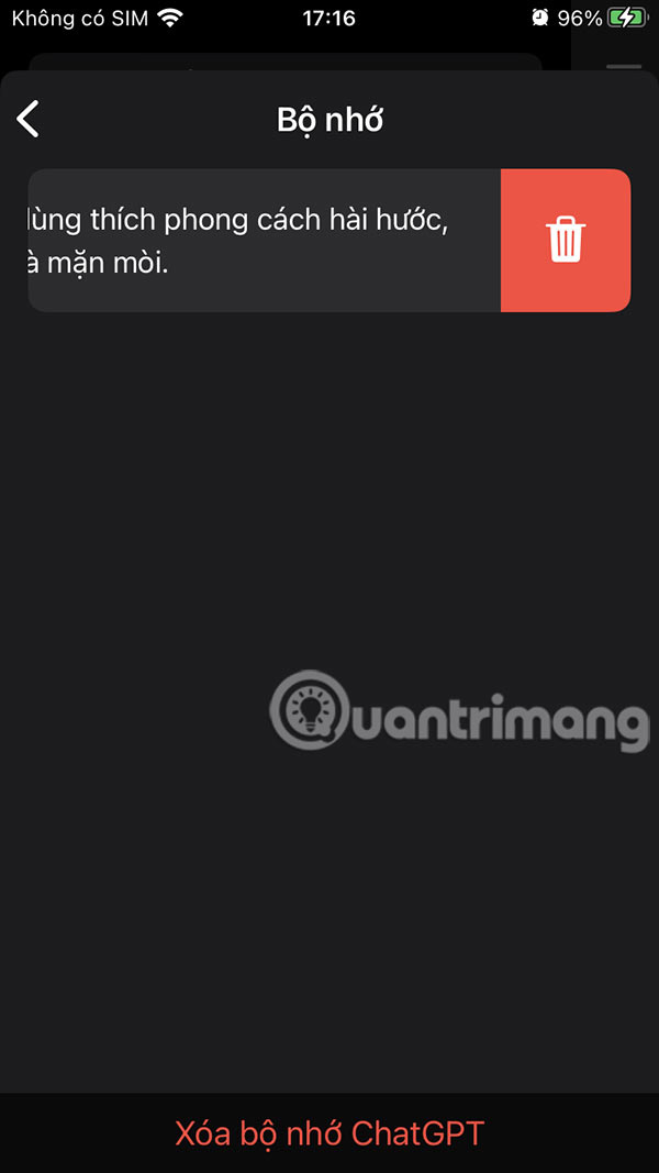 Instructions for freeing up ChatGPT storage Picture 10