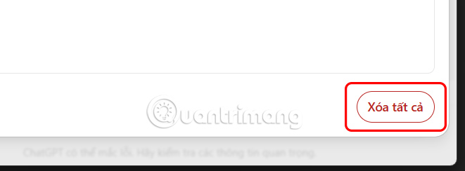 Instructions for freeing up ChatGPT storage Picture 5