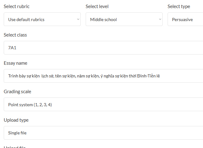 Instructions for grading assignments and providing feedback using AI tools. Picture 11